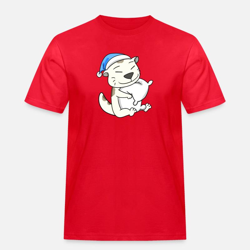 Cat cat breed Devon Rex - Men's Workwear T-Shirt - red