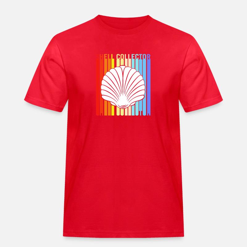 Shell Shell Collector - Men's Workwear T-Shirt - red