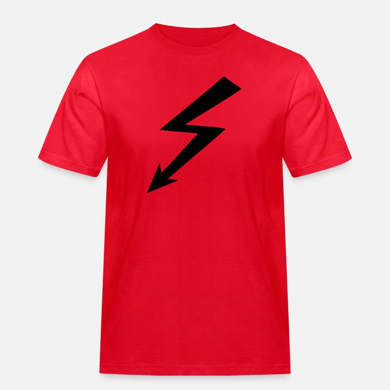 Blitz - Männer Workwear T-Shirt - Rot