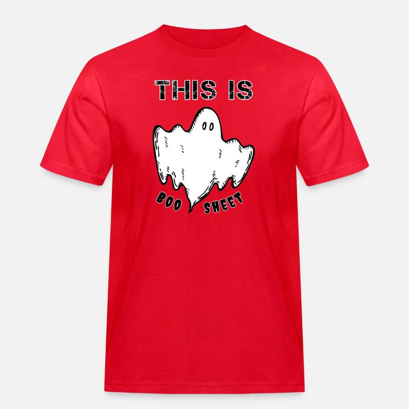 This is a boosheet - Men's Workwear T-Shirt - red