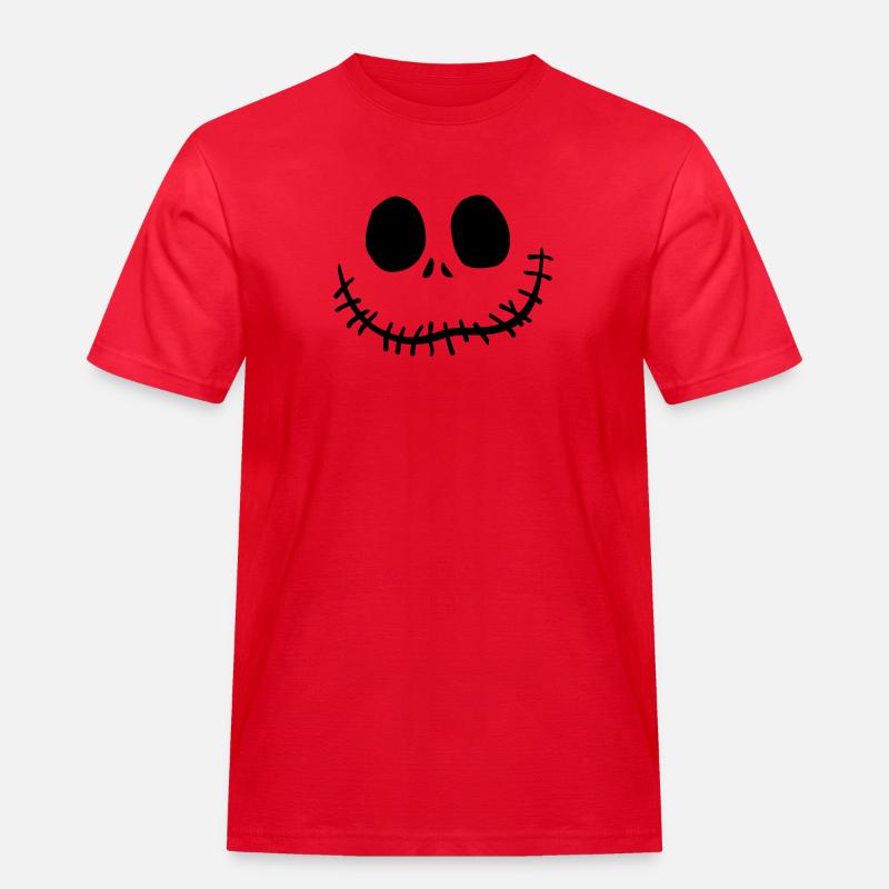 jack o'lantern - Männer Workwear T-Shirt - Rot