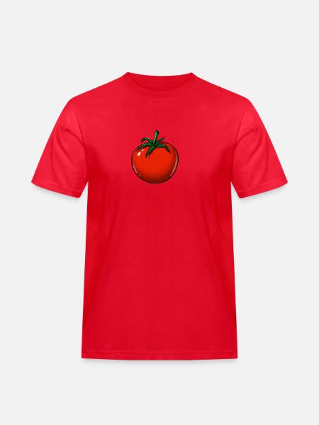 Tomate - Männer Workwear T-Shirt - Rot