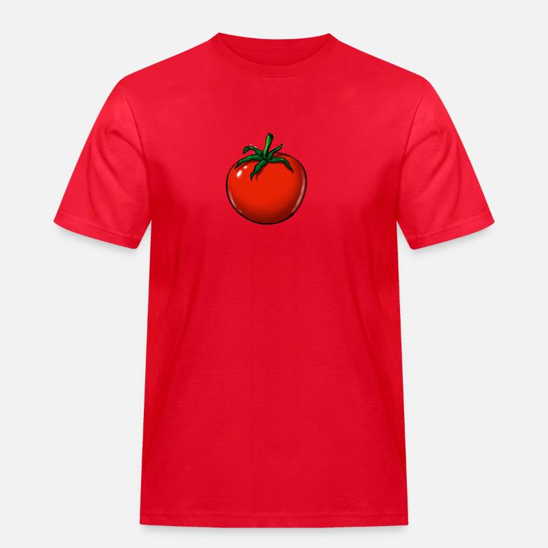 Tomate - Männer Workwear T-Shirt - Rot