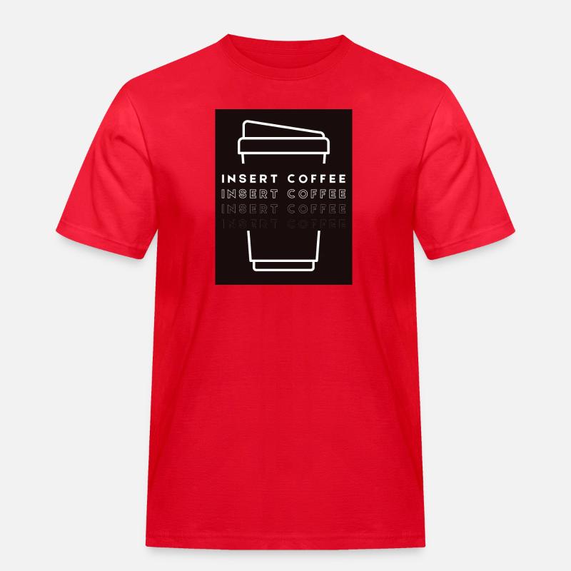 Insert Coffee Cup 2 LWPWBST - Männer Workwear T-Shirt - Rot