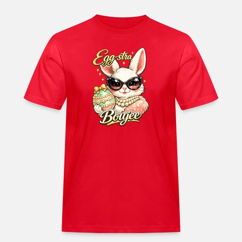 Eggstra Boujee Easter Bunny Easter - Men's Workwear T-Shirt - red