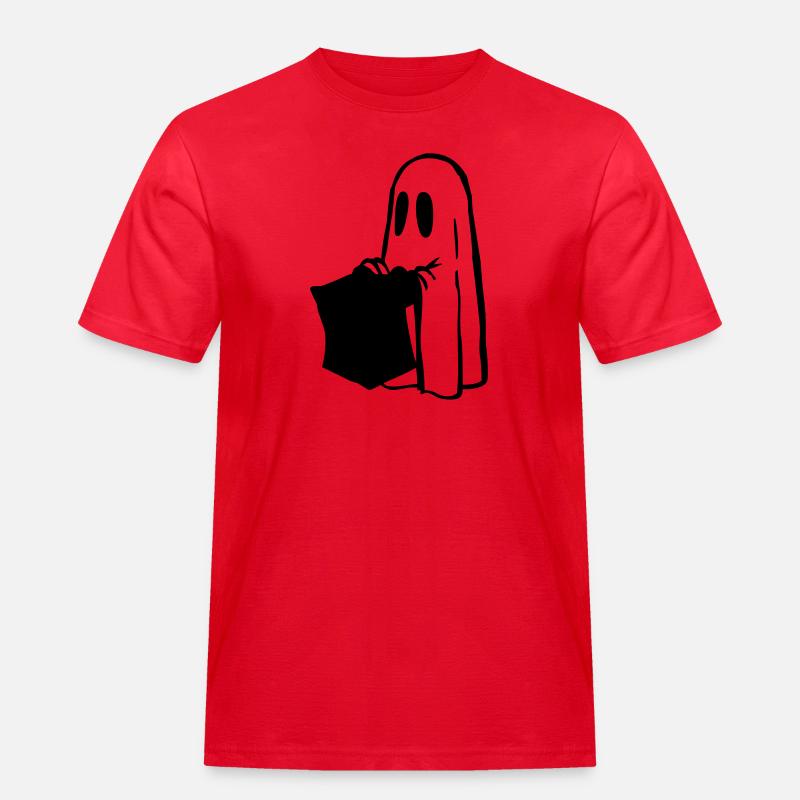 Halloween - Männer Workwear T-Shirt - Rot