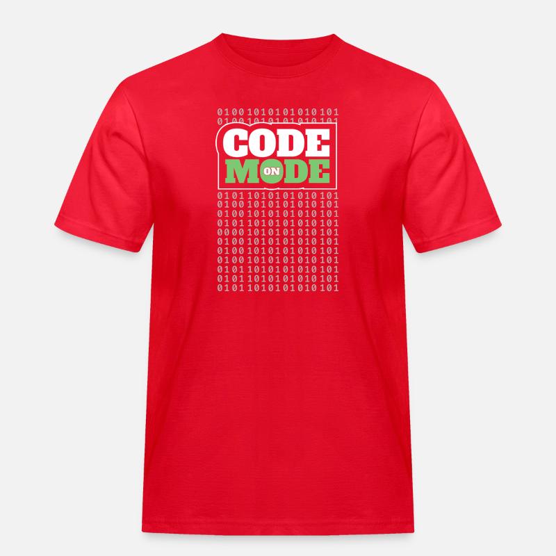Codemodus An – Programmierung von Softwareentwickler Programmierer - Männer Workwear T-Shirt - Rot