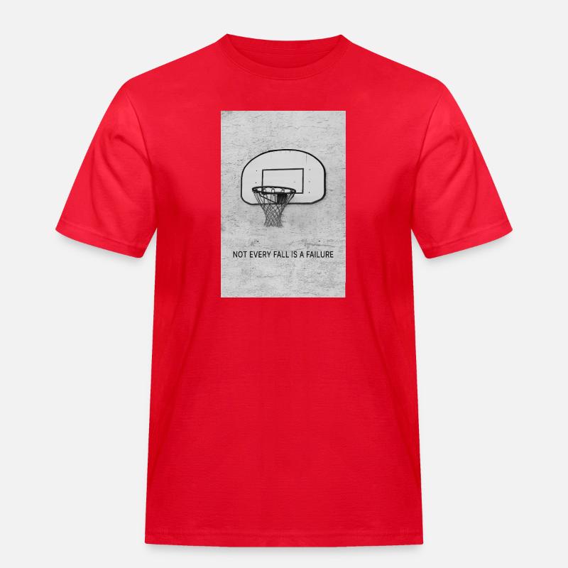 Not every fall is a failure - Männer Workwear T-Shirt - Rot