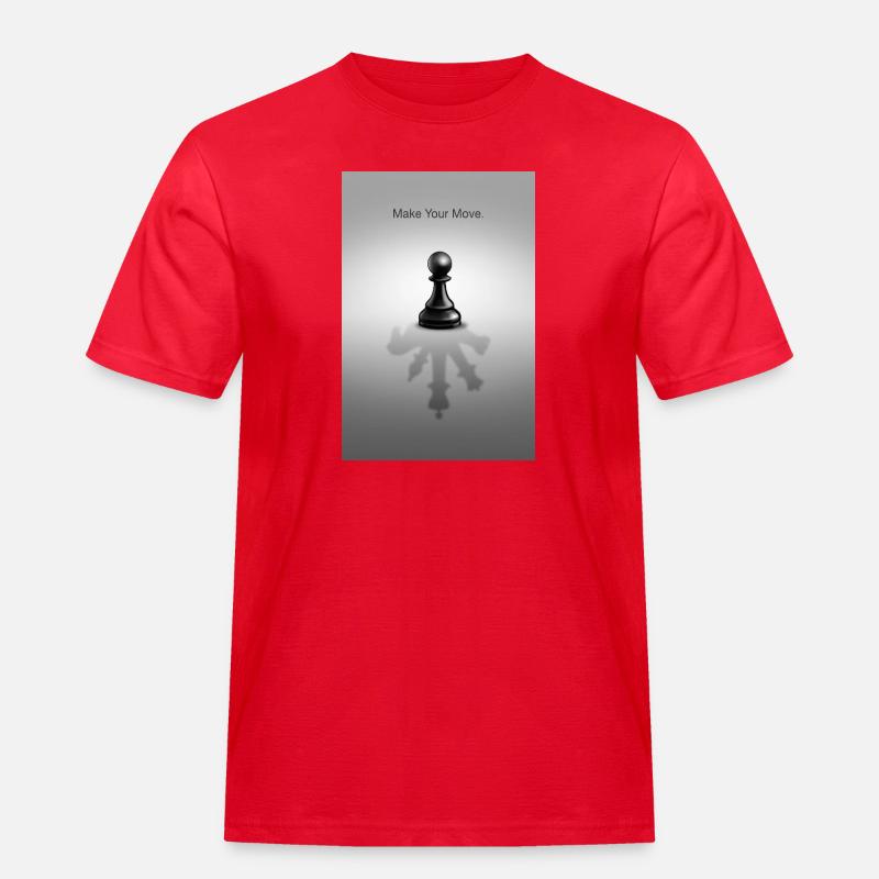 Make Your Move Minimal Mindset Design - Men's Workwear T-Shirt - red