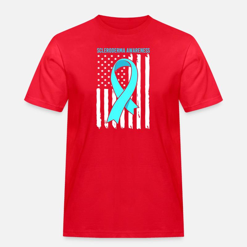 Scleroderma - Men's Workwear T-Shirt - red