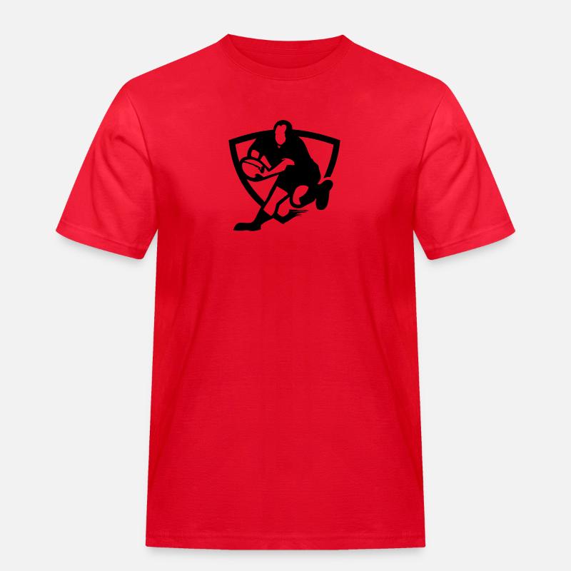 Rugby - Men's Workwear T-Shirt - red