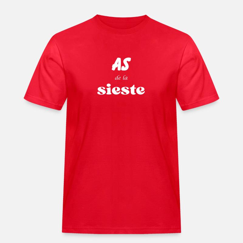 Ass des Nickerchens - Männer Workwear T-Shirt - Rot