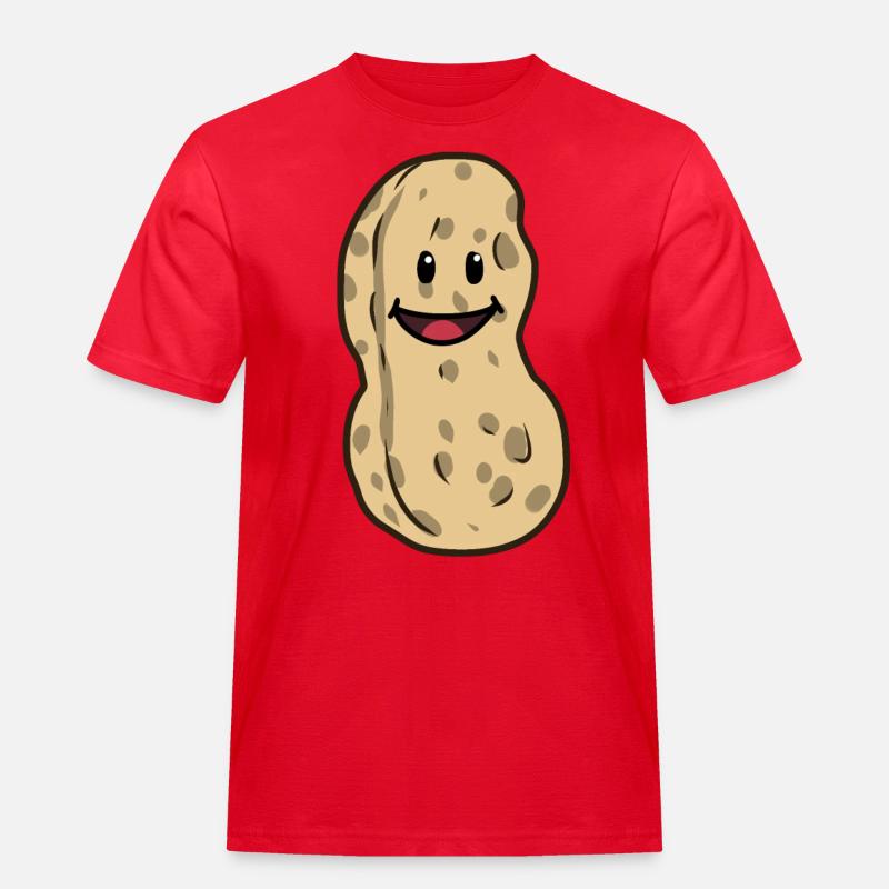 Peanut Peanuts Nut Nuts Food nice - Men's Workwear T-Shirt - red