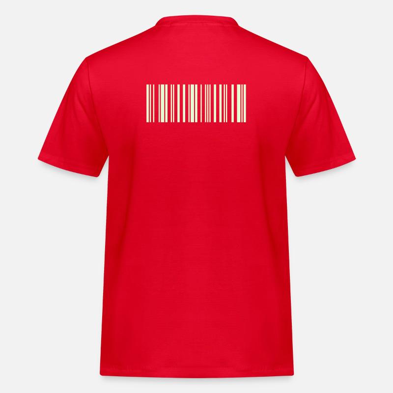 BARCODE Maria - Männer Workwear T-Shirt - Rot