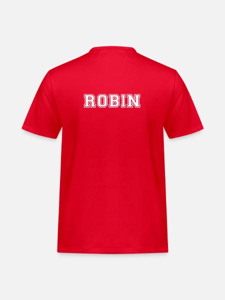 robin - Men's Workwear T-Shirt - red
