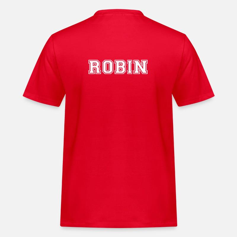 robin - Men's Workwear T-Shirt - red