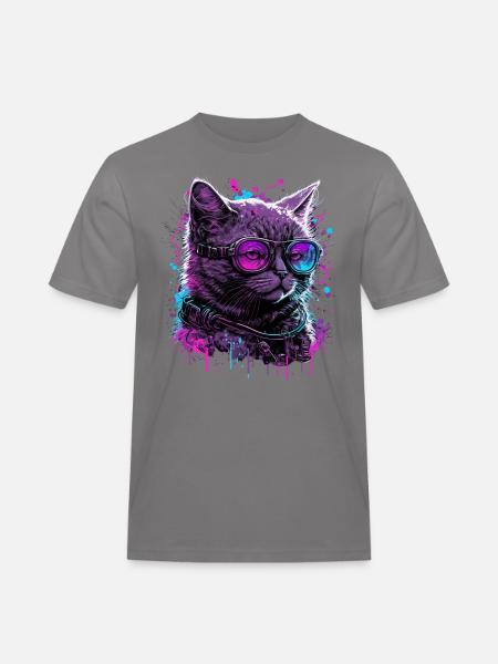 Vaporcat - Men's Workwear T-Shirt - grey