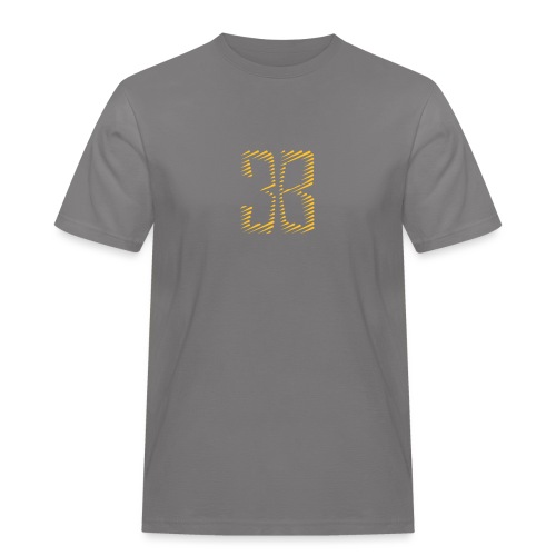3B Logo meteorite - Men's Workwear T-Shirt