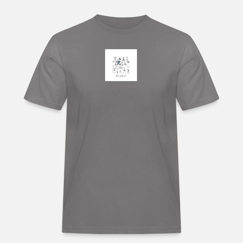7B10D08C 2B8C 40DA AAC9 CB4D5447C18C - Männer Workwear T-Shirt - Grau