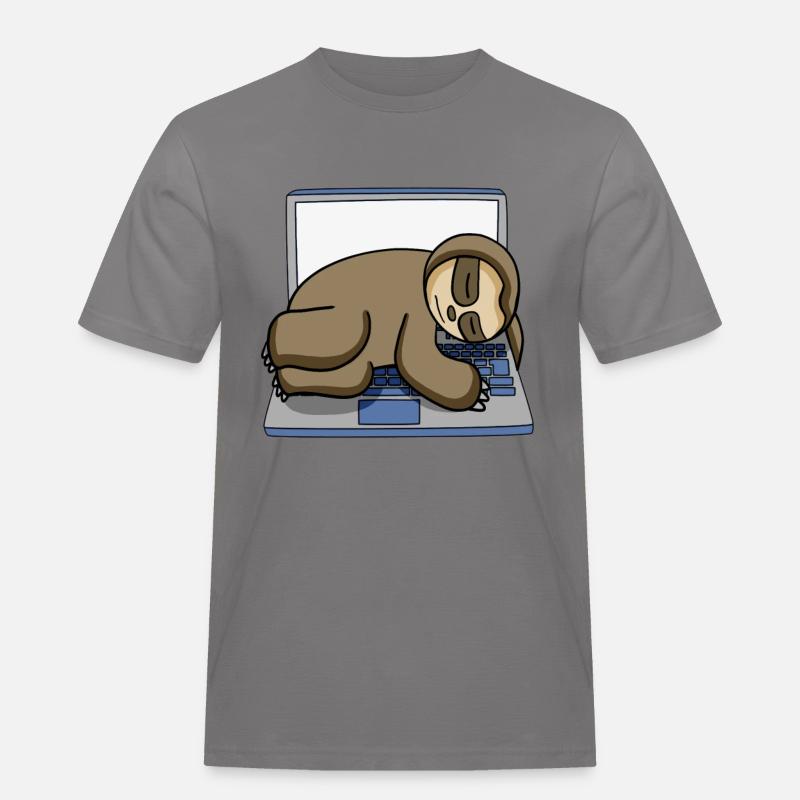 Computer Nerd Programmer Gift - Men's Workwear T-Shirt - grey