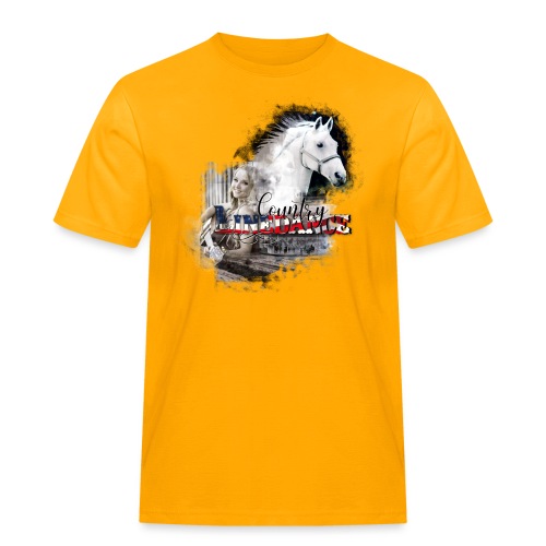 kl_linedance66 T-Shirts - Herre Workwear T-Shirt