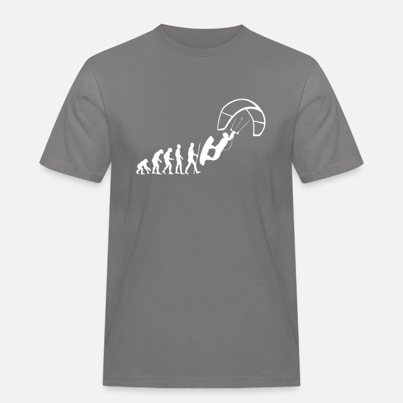 Kite Evolution - Men's Workwear T-Shirt - grey