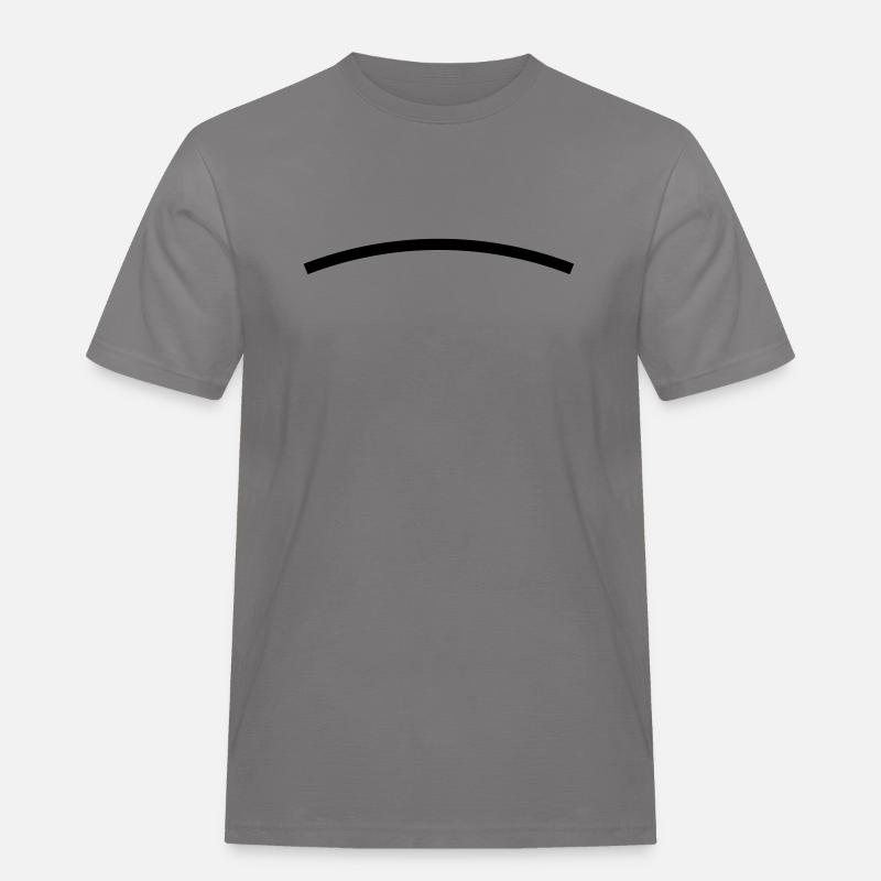 bogen - Männer Workwear T-Shirt - Grau
