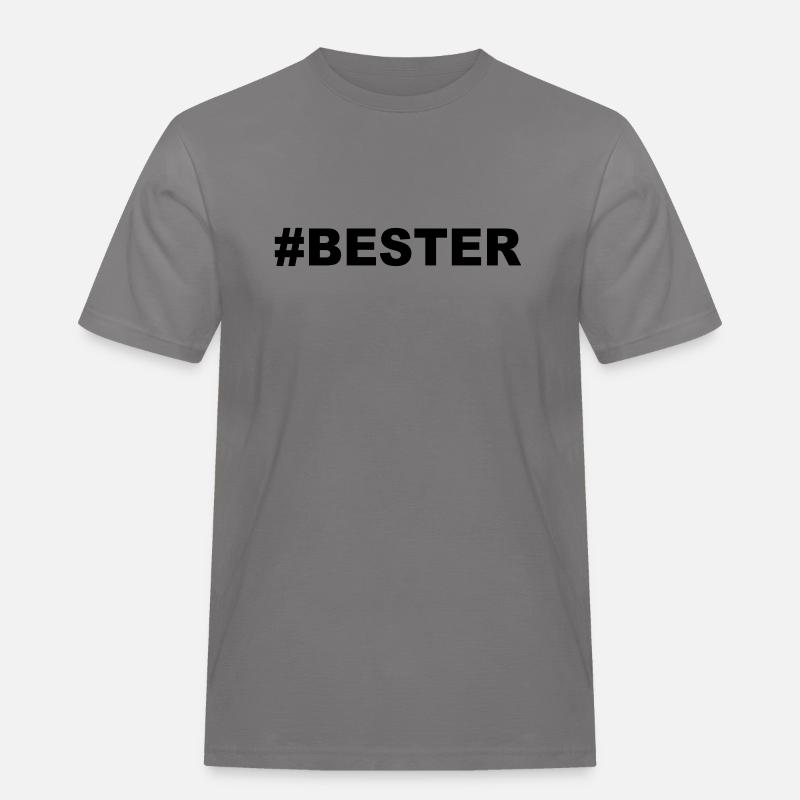 BESTER - Männer Workwear T-Shirt - Grau