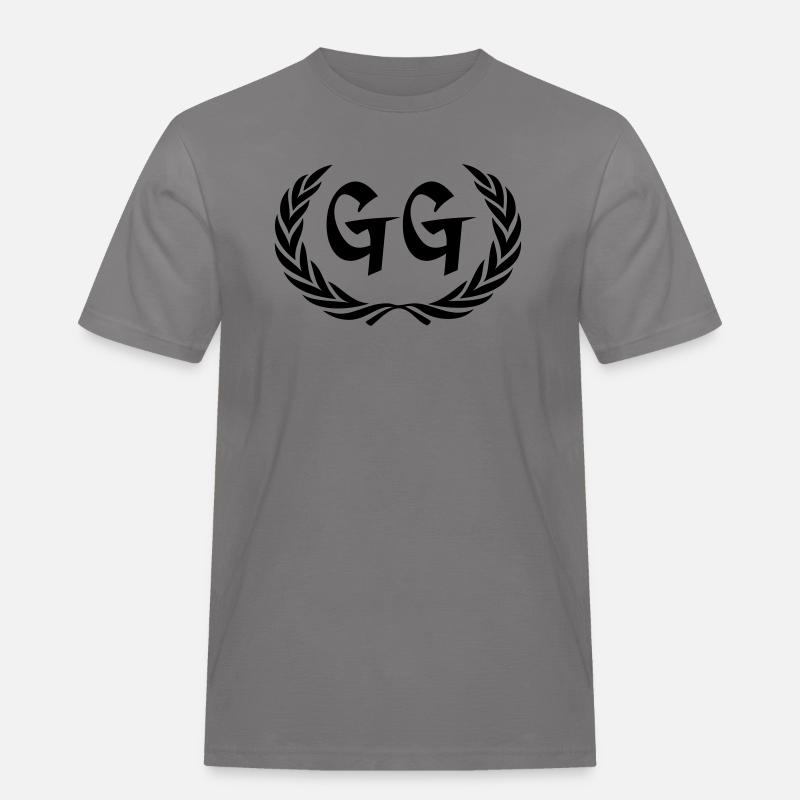 gg - Männer Workwear T-Shirt - Grau