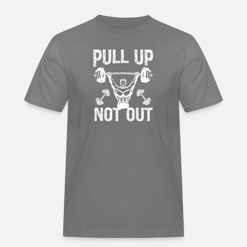 Pull up, don't pull out - - Men's Workwear T-Shirt - grey