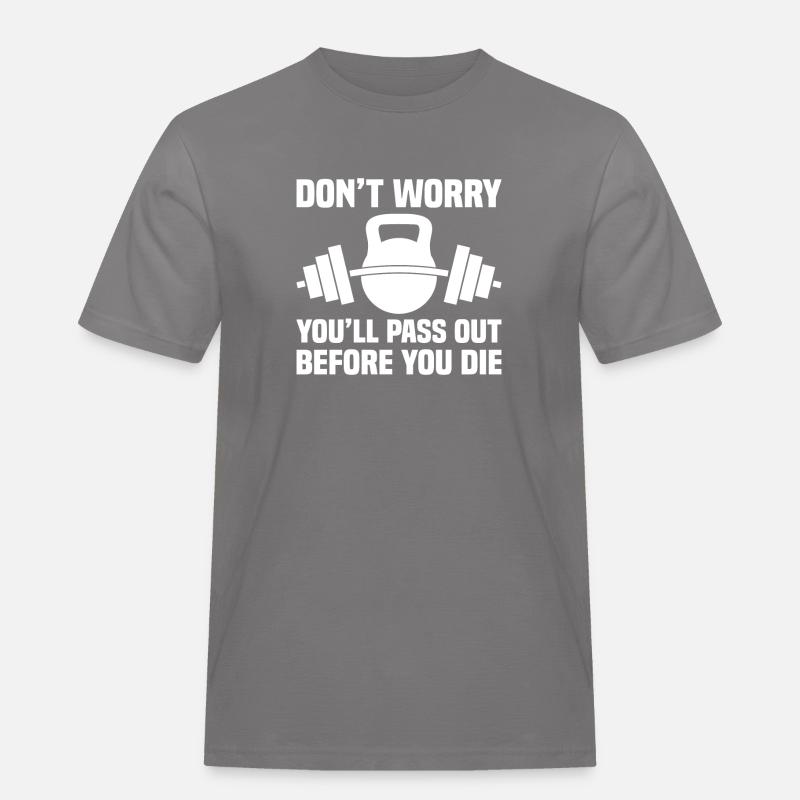 S’évanouir avant de mourir - T-shirt Workwear homme - gris