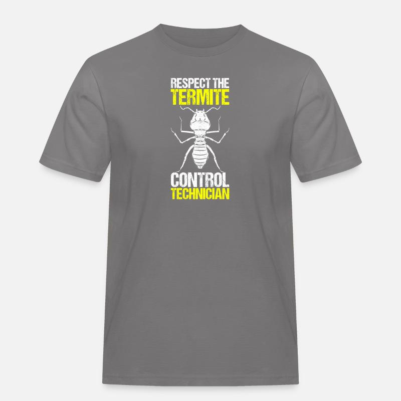 Schädlingsbekämpfung Kammerjäger - Männer Workwear T-Shirt - Grau