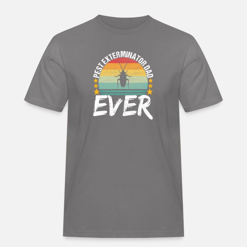 Schädlingsbekämpfung Kammerjäger - Männer Workwear T-Shirt - Grau