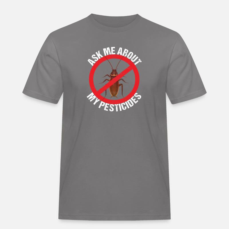 Schädlingsbekämpfung Kammerjäger - Männer Workwear T-Shirt - Grau