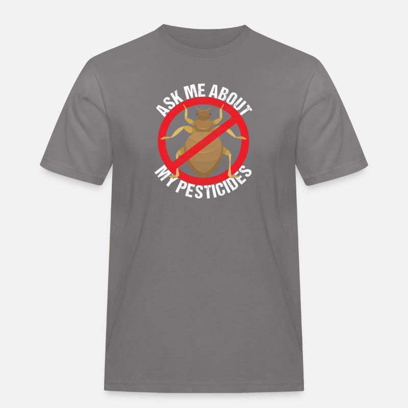Schädlingsbekämpfung Kammerjäger - Männer Workwear T-Shirt - Grau