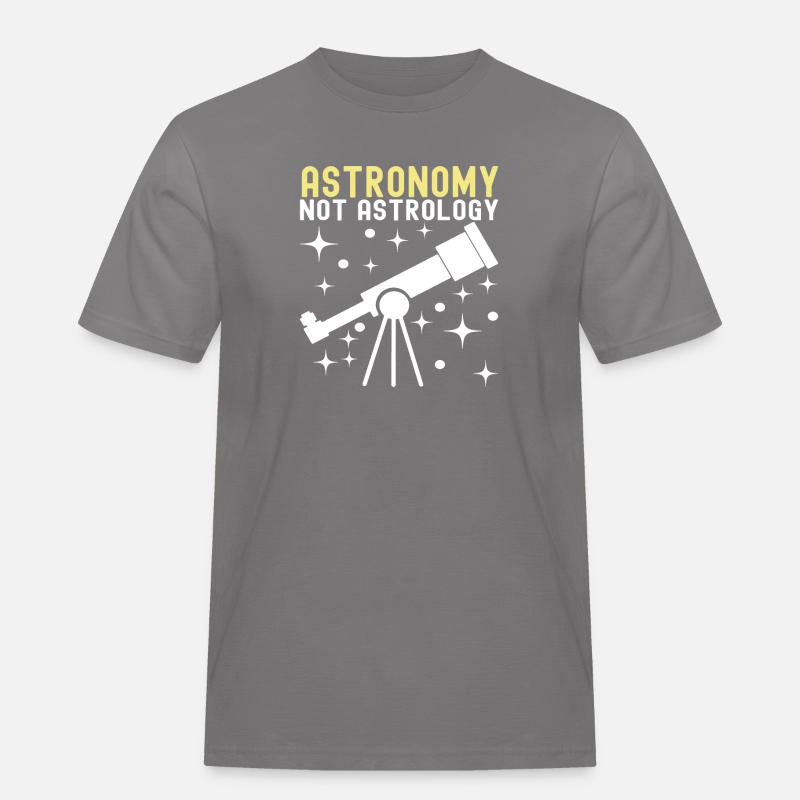Atronome Astronomie - Männer Workwear T-Shirt - Grau