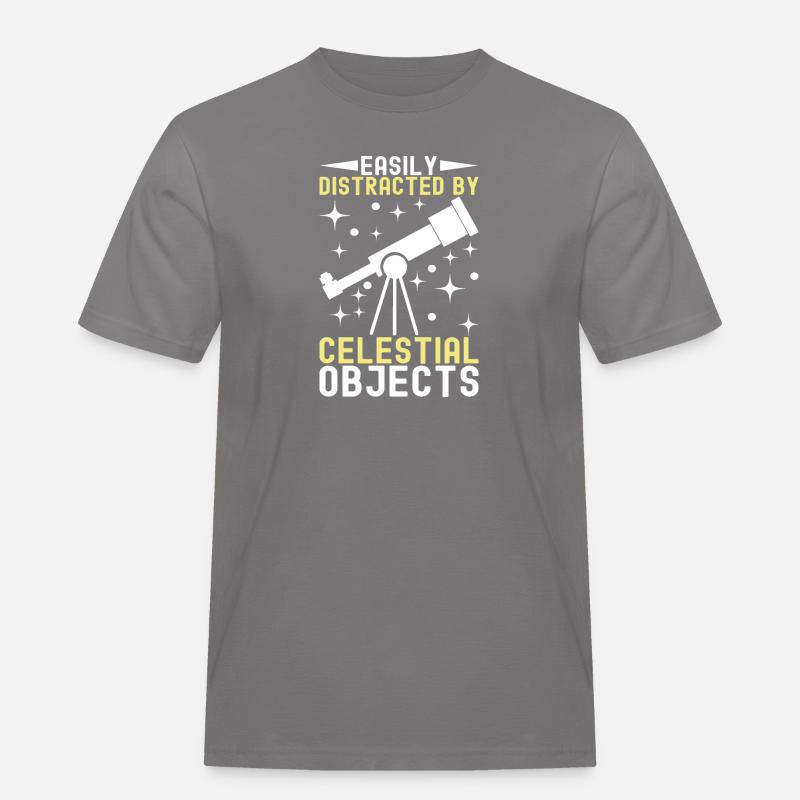 Atronome Astronomie - Männer Workwear T-Shirt - Grau