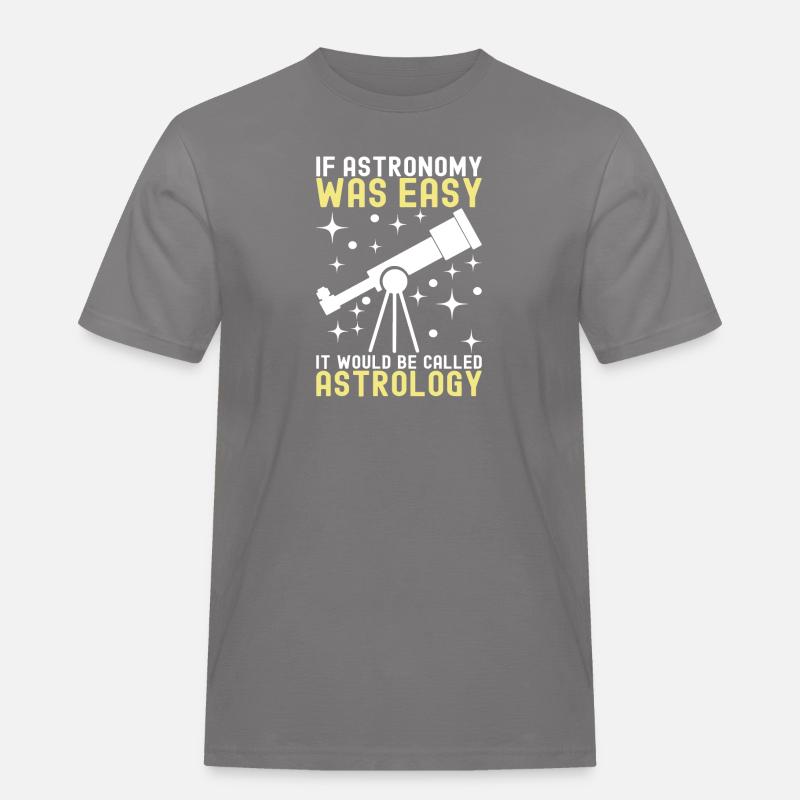 Atronome Astronomie - Männer Workwear T-Shirt - Grau