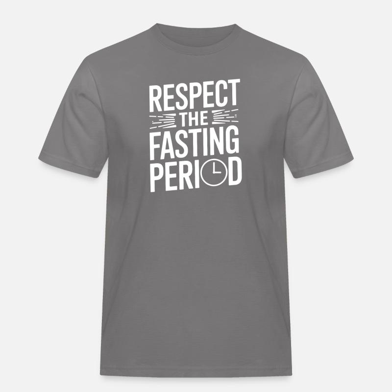 Intermittent fasting Intermittent fasting - Men's Workwear T-Shirt - grey