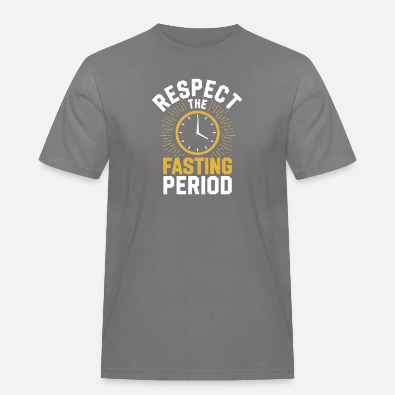 Intermittent fasting Intermittent fasting - Men's Workwear T-Shirt - grey