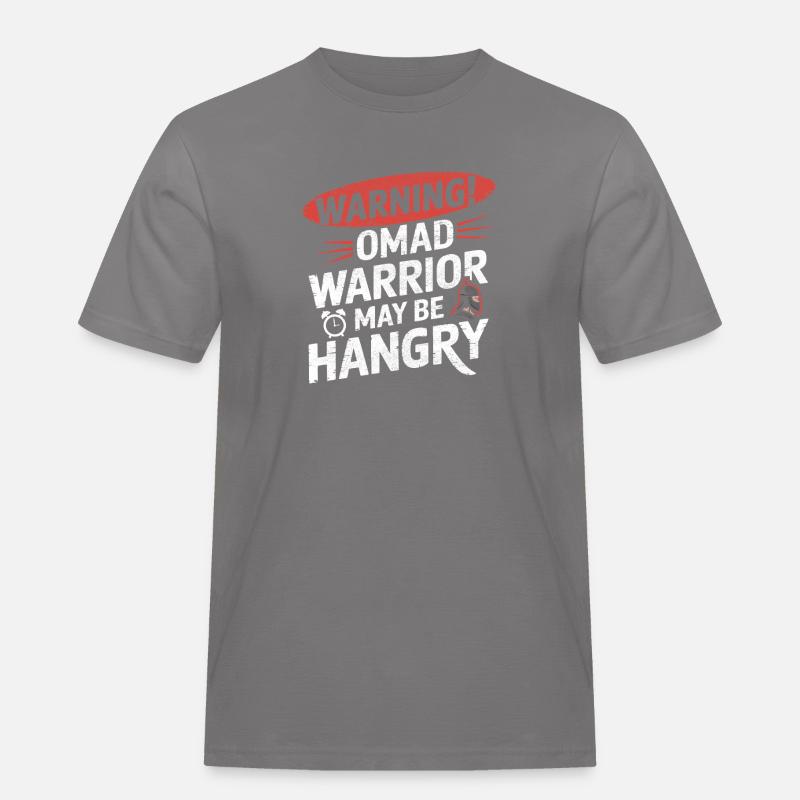 Intermittent fasting Intermittent fasting - Men's Workwear T-Shirt - grey