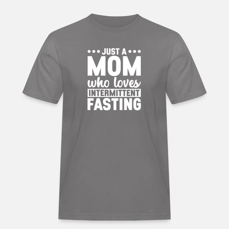 Intermittent fasting Intermittent fasting - Men's Workwear T-Shirt - grey