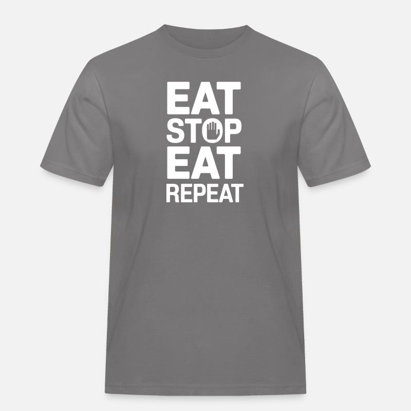 Intermittent fasting Intermittent fasting - Men's Workwear T-Shirt - grey