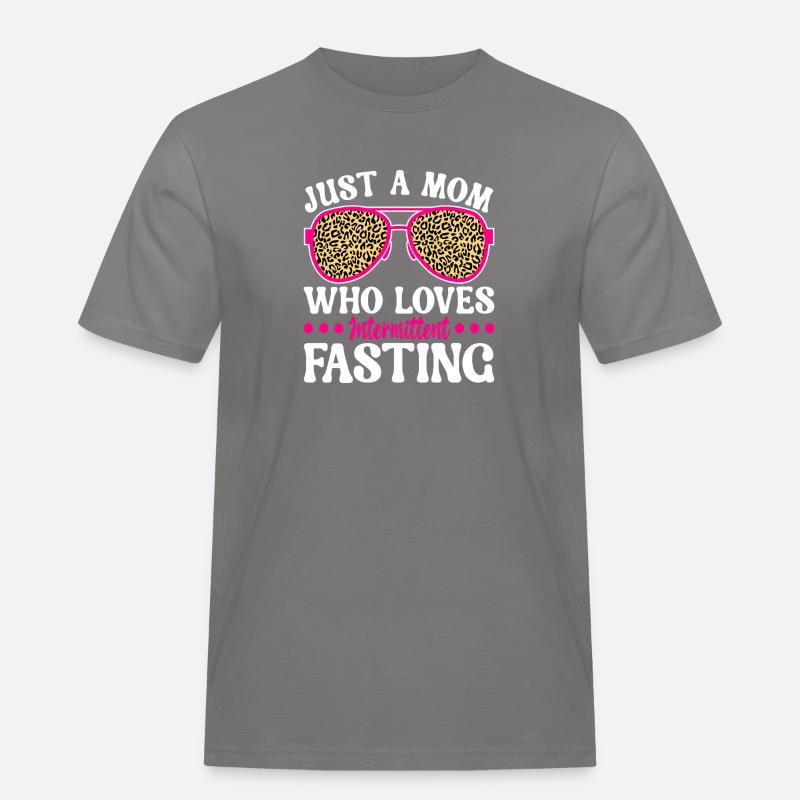 Intermittent fasting Intermittent fasting - Men's Workwear T-Shirt - grey