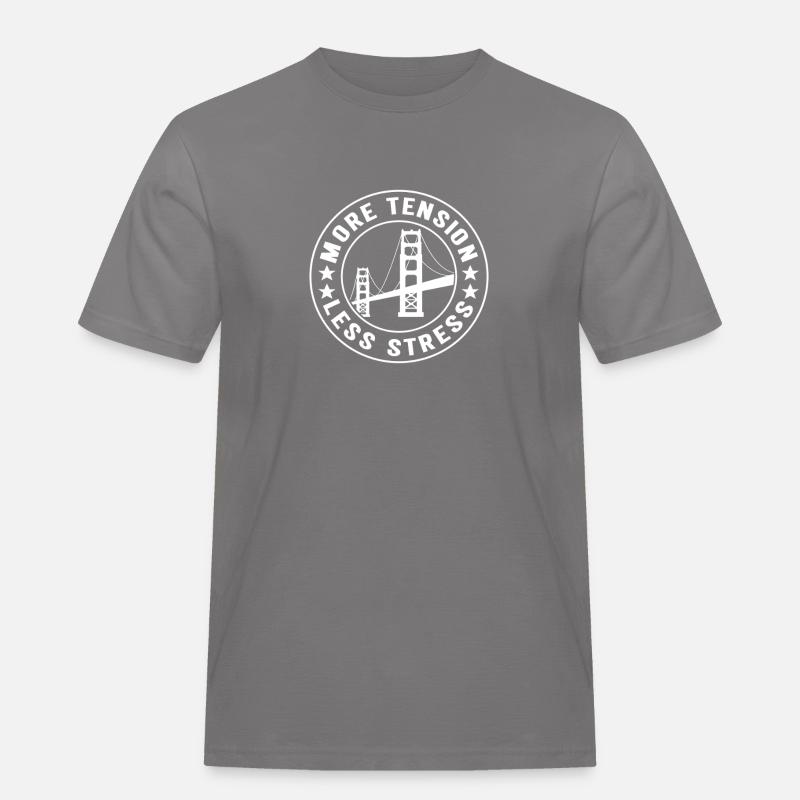 Bridge Engineer Bridge Construction - Men's Workwear T-Shirt - grey