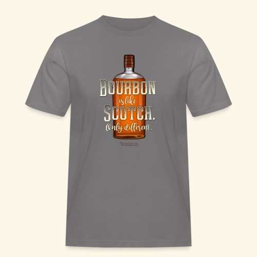 Bourbon Whiskey - Männer Workwear T-Shirt