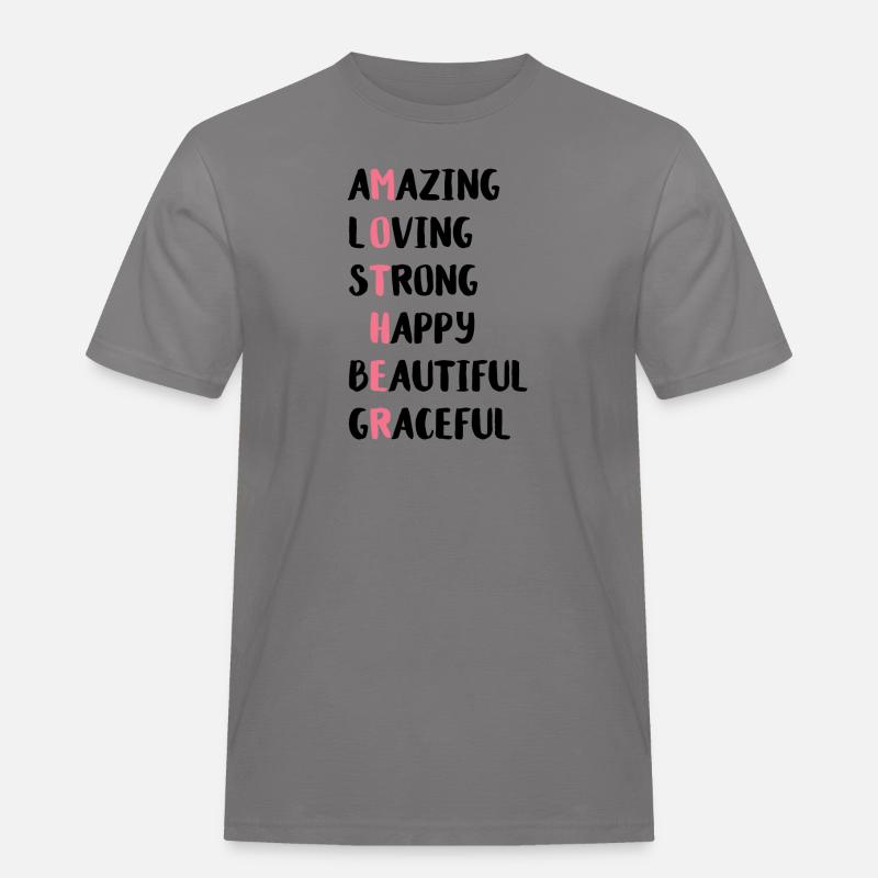 Muttertag Mama Mutterschaft Geschenk Mama Mama - Männer Workwear T-Shirt - Grau
