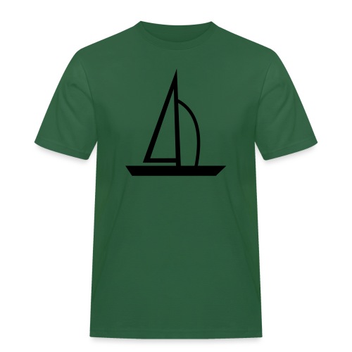 Segelboot - Männer Workwear T-Shirt