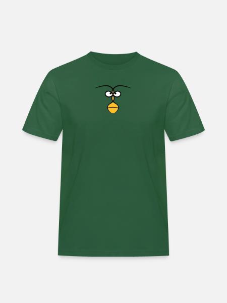 Face Tribal - Men's Workwear T-Shirt - bottle green