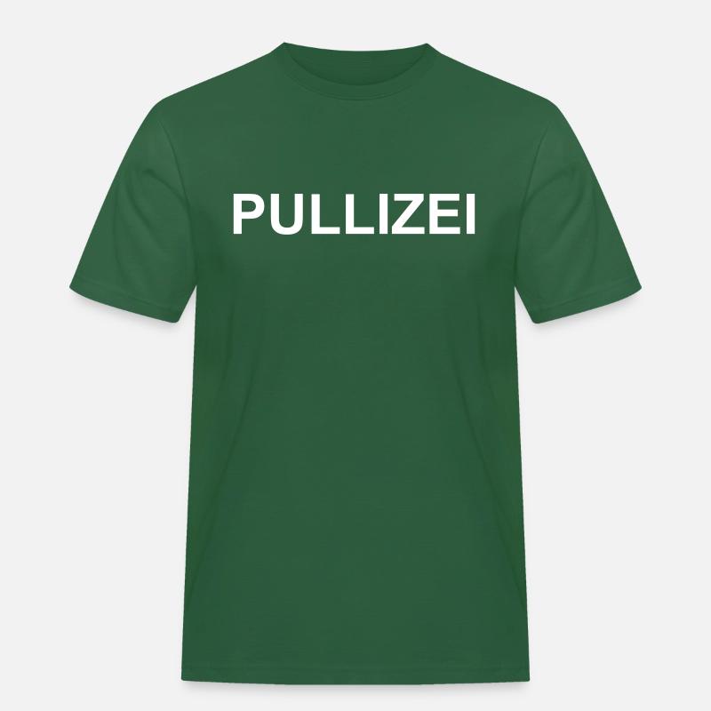 pullizei - Men's Workwear T-Shirt - bottle green